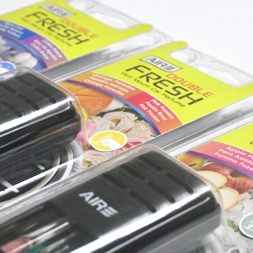 Aire Double Fresh Elite Car Fragrances (Air Freshener) Aromate Taiwan