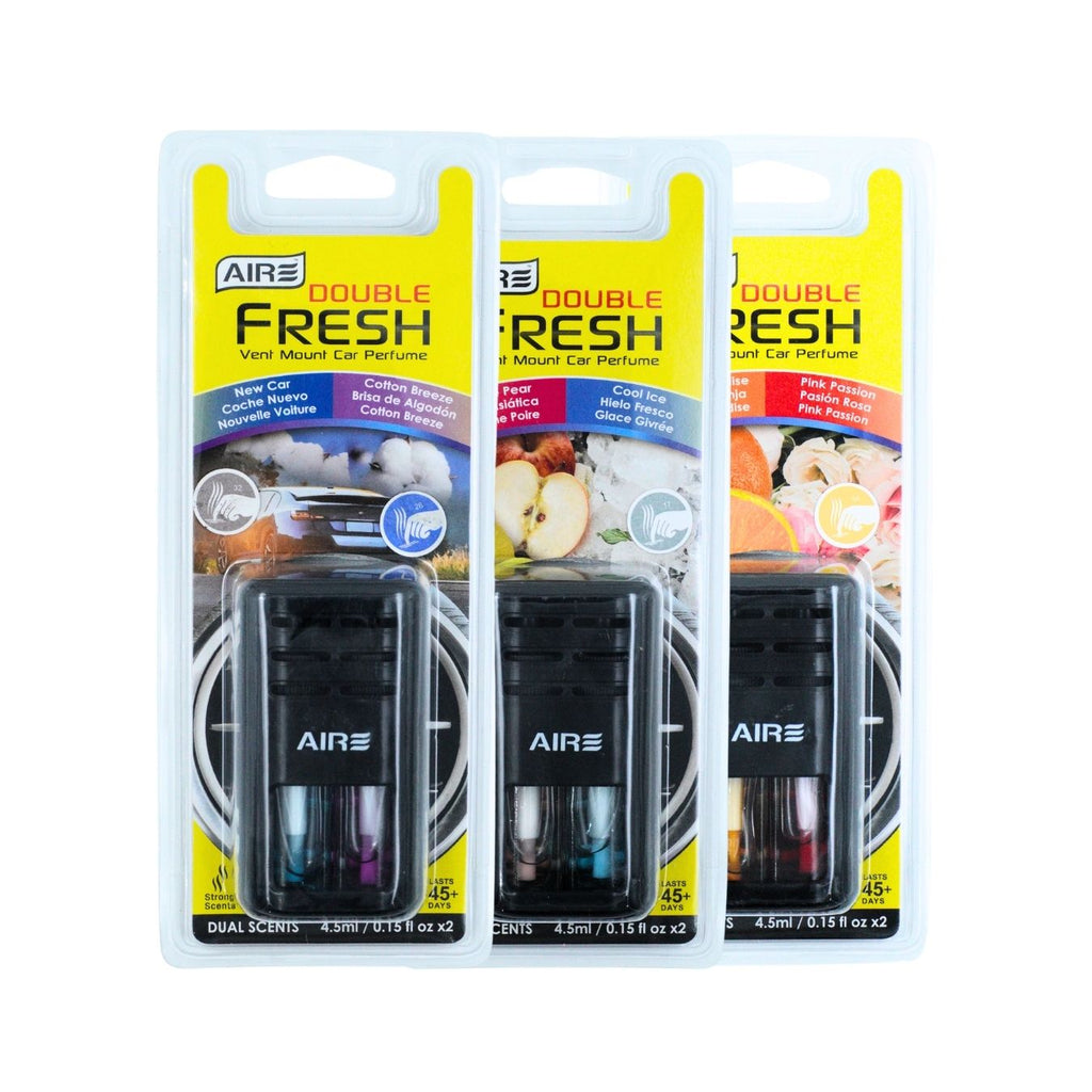 Aire Double Fresh Elite Car Fragrances (Air Freshener) Aromate Taiwan