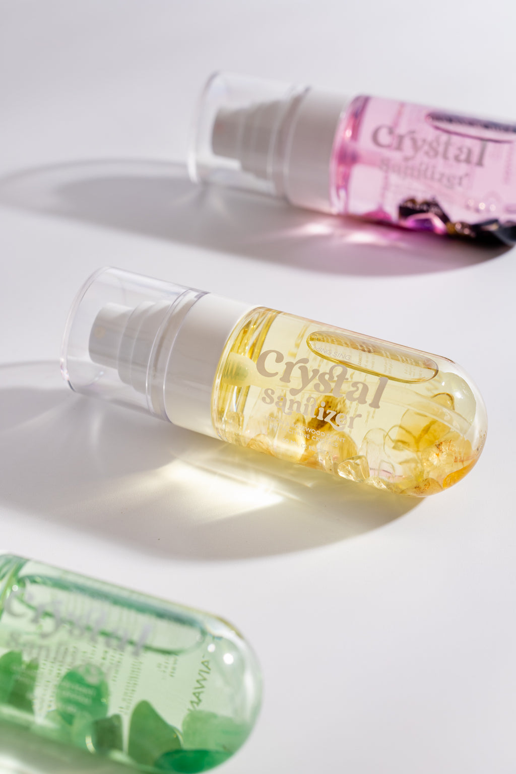 Crystal Hand Sanitizer - Lemon & Rosewood Scent