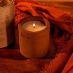 Ming Sing Signature Scented Soy Candle: Whiskey by the Fire