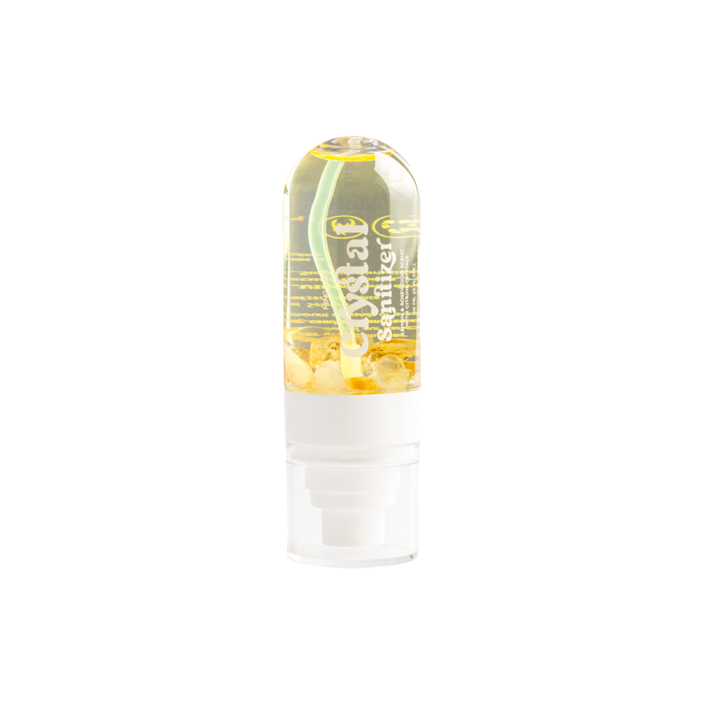Crystal Hand Sanitizer - Lemon & Rosewood Scent