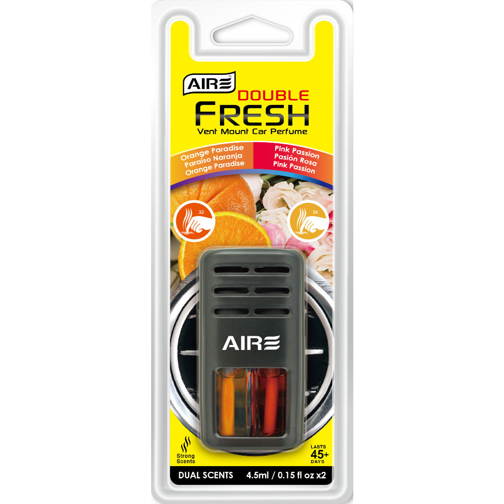 Aire Double Fresh Elite Car Fragrances (Air Freshener) Aromate Taiwan