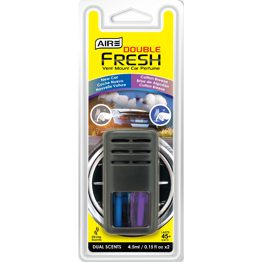 Aire Double Fresh Elite Car Fragrances (Air Freshener) Aromate Taiwan