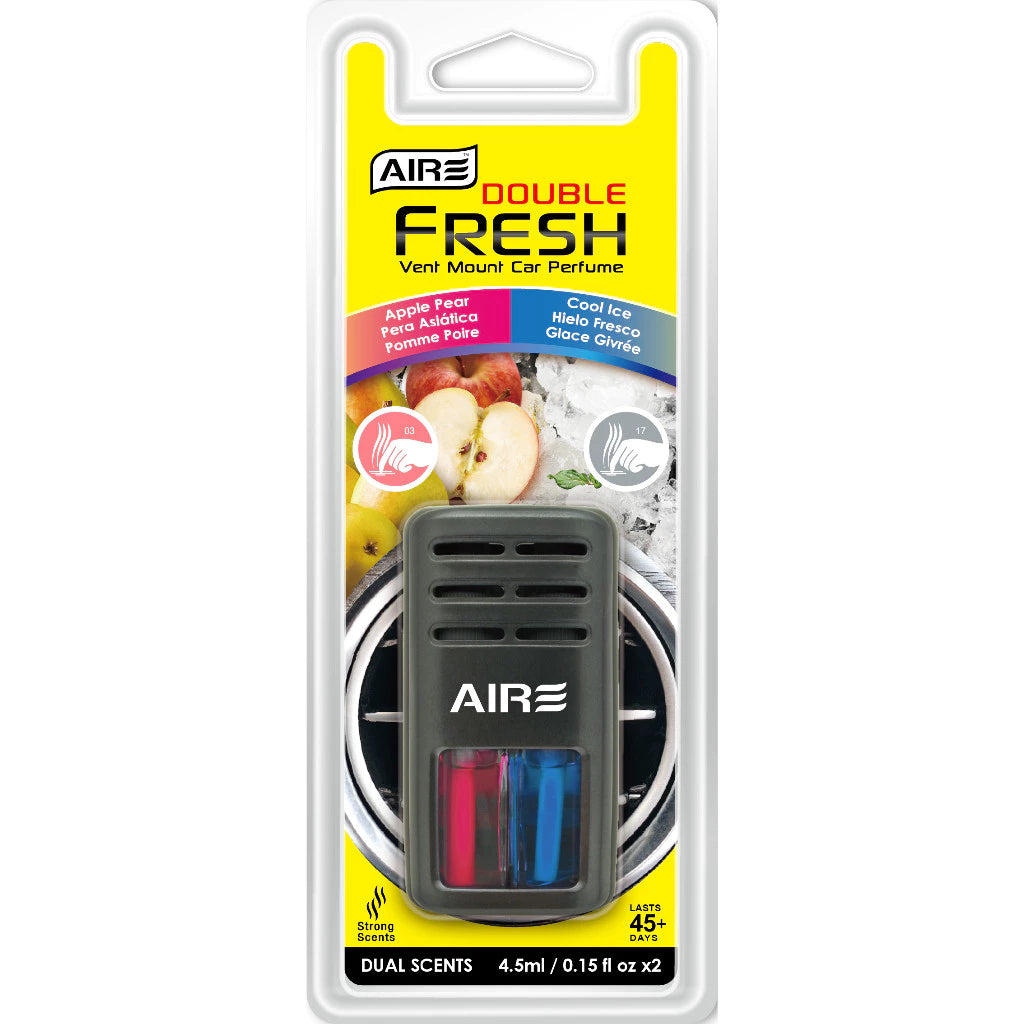 Aire Double Fresh Elite Car Fragrances (Air Freshener) Aromate Taiwan
